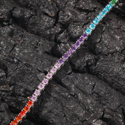8in Color Vermiculite Tennis Bracelet