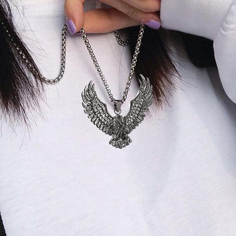 Retro Eagle Animal Pendant Necklace