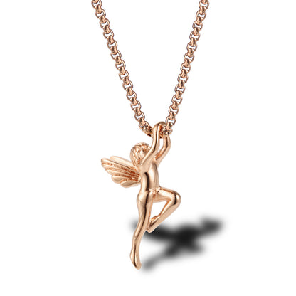 Little Angel Cupid Pendant Necklace