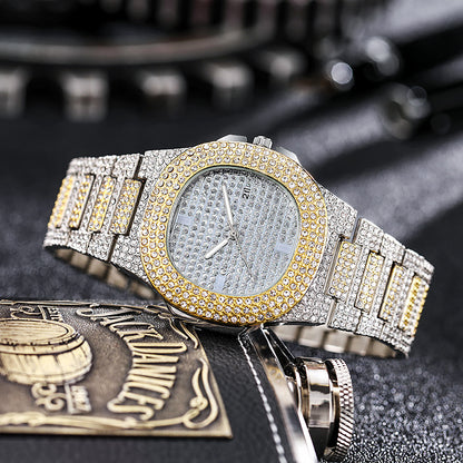 Full Diamond Steel Belt Quartz Watches