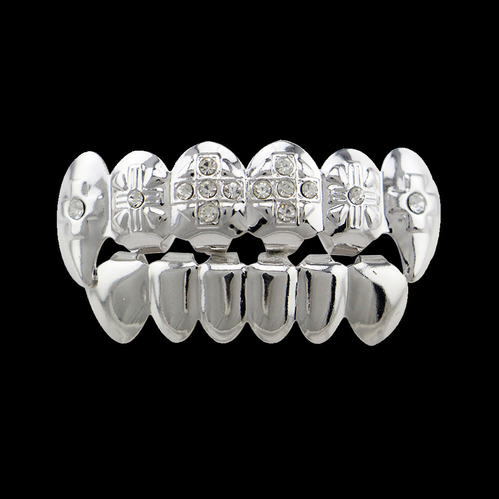 Hip-Hop Gold Teeth Vampire Braces