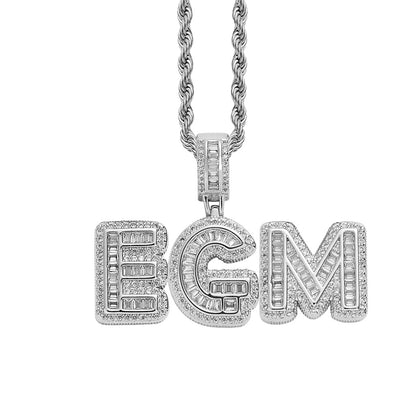 Custom Rock Sugar Letter Combination Necklace