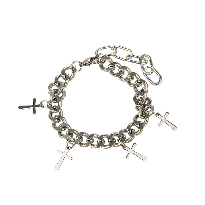 Cross Cuban Bracelet Hip-Hop