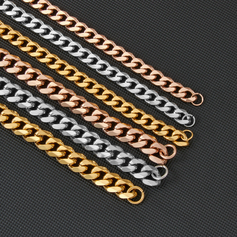 3mm Six -sided Cuban Chain