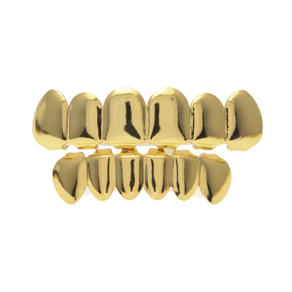 Glip-plated Gold Teeth Braces