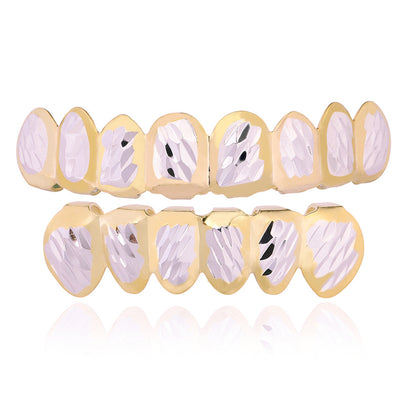 Double-colored Braces Batch Gold teeth