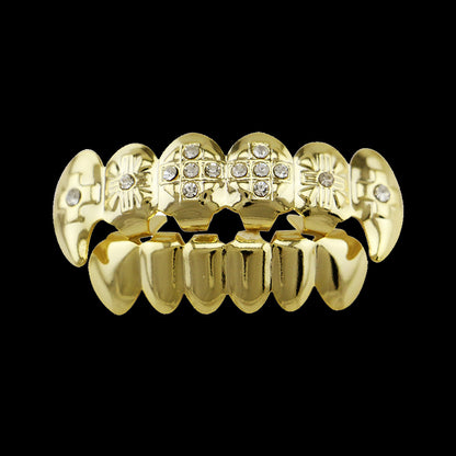 Hip-Hop Gold Teeth Vampire Braces