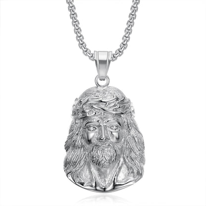 Holy Father Jesus Pendant Necklace