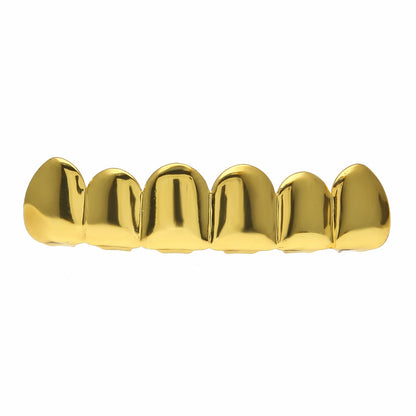 Glip-plated Gold Teeth Braces