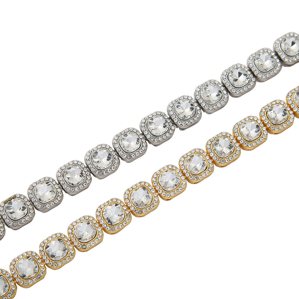 Crystal Sugar Diamond Plain Bracelet