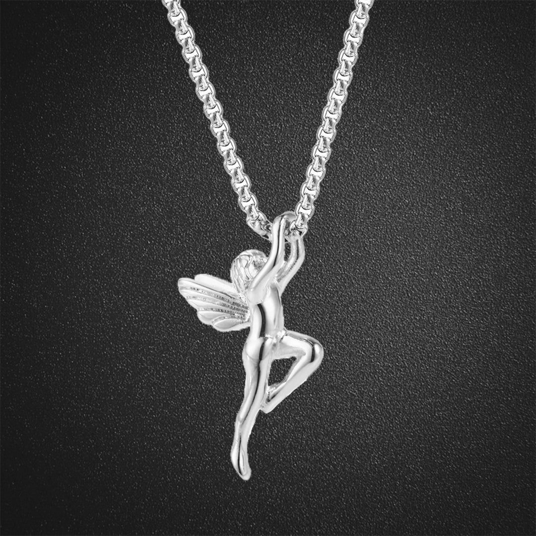 Little Angel Cupid Pendant Necklace