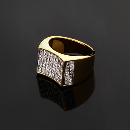 Micro Embedded ICED OUT Diamond Ring