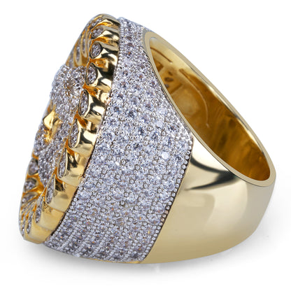 Father and Creator Diamond Ring studded with Zircon