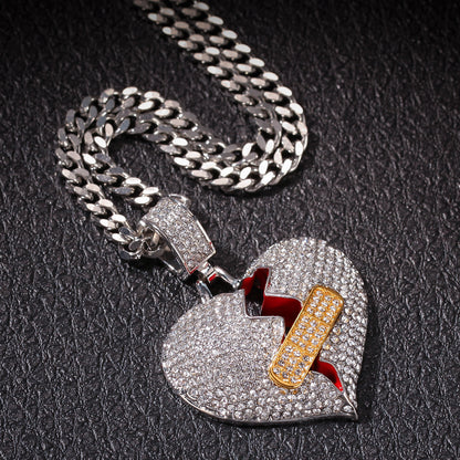 Band-Aid Heartbreak Pendant Necklace