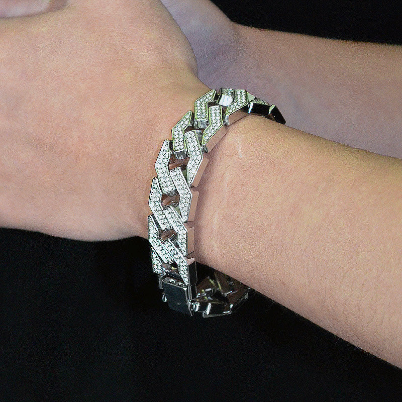 S Diamond Bracelet