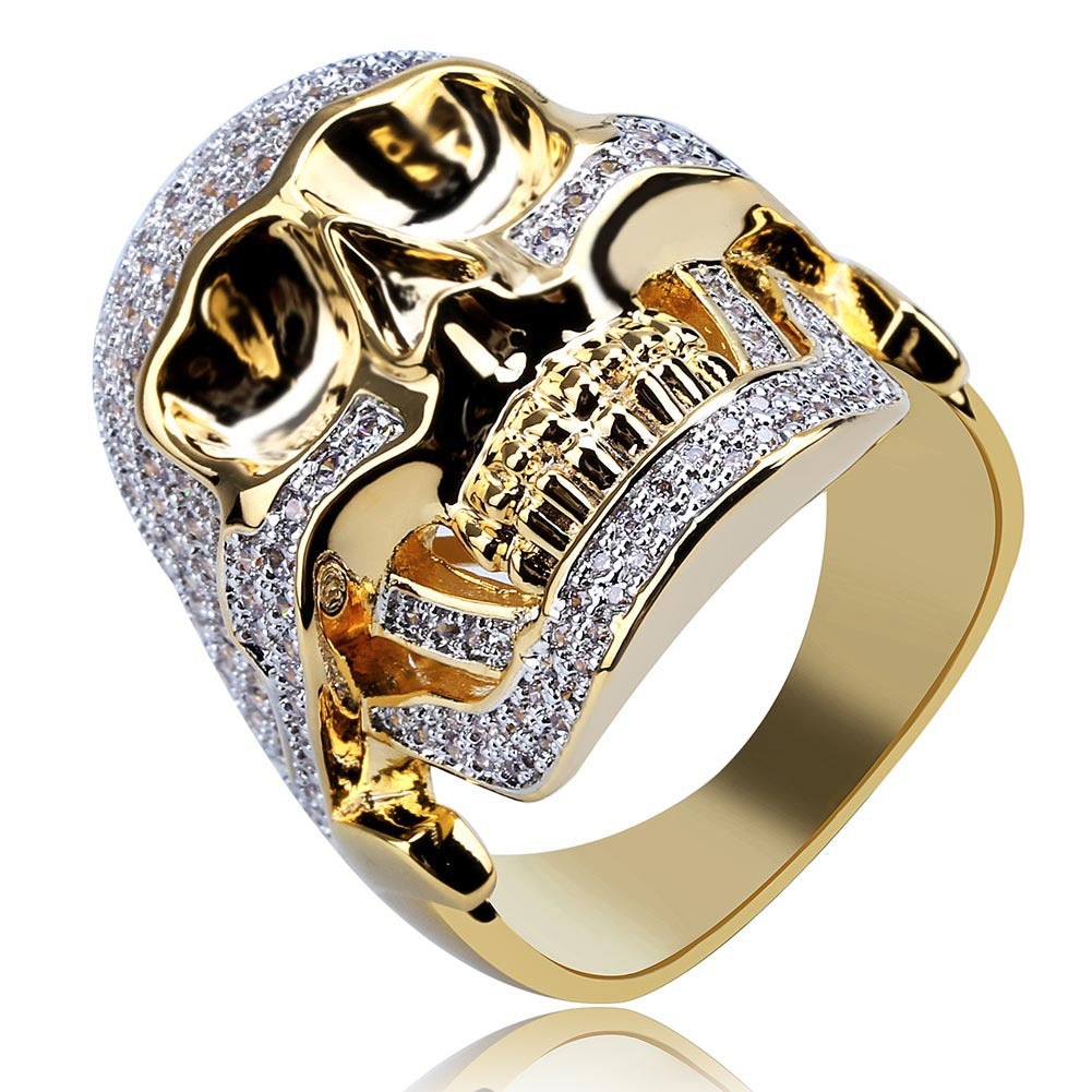 Stunning Diamond Skull Ring