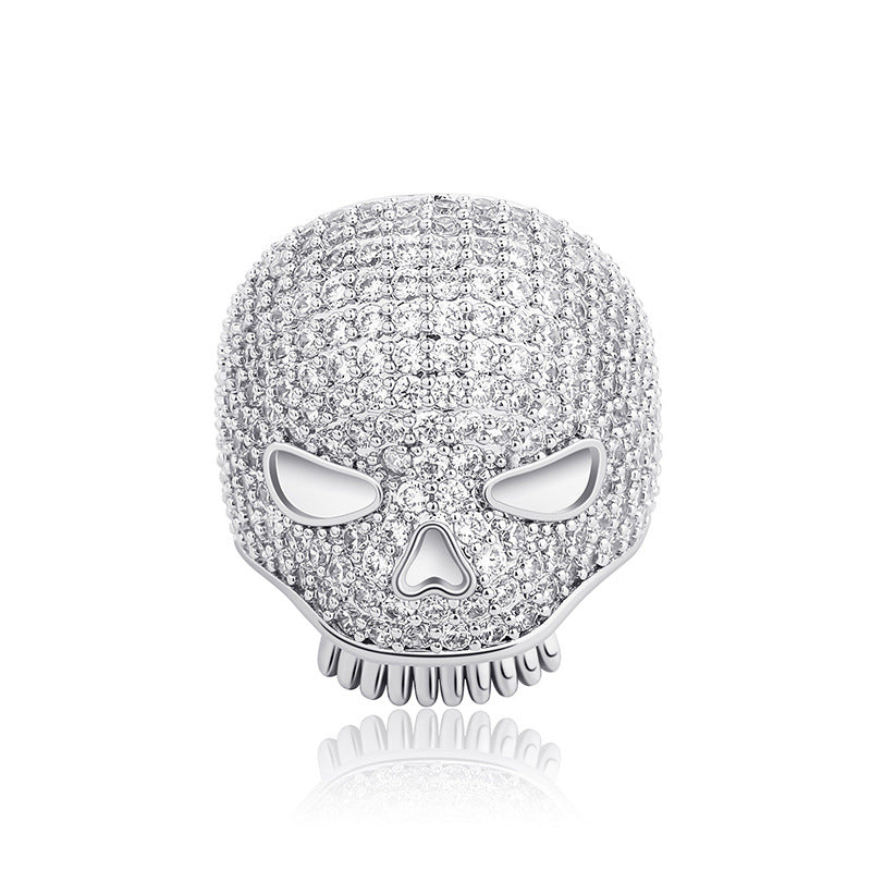 Skull Full Drilled Diamond Ring