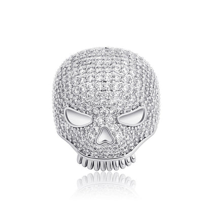 Skull Full Drilled Diamond Ring