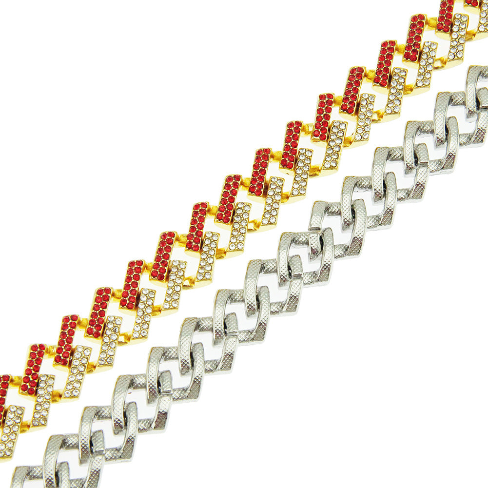 Colored Diamond Cuban Chain