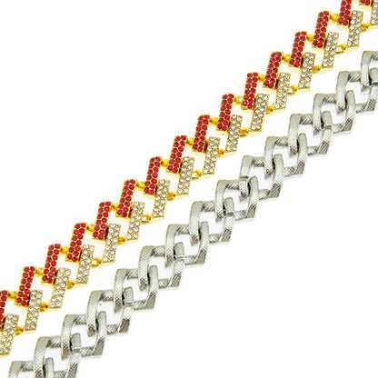 Colored Diamond Cuban Chain