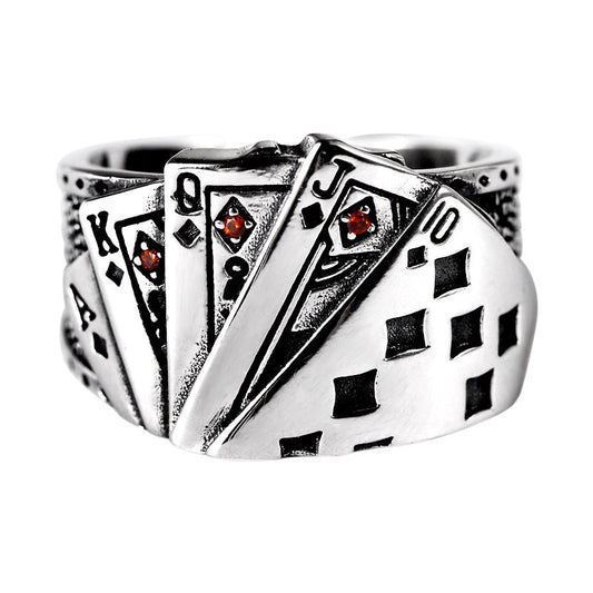 Playing Cards Designed Ring