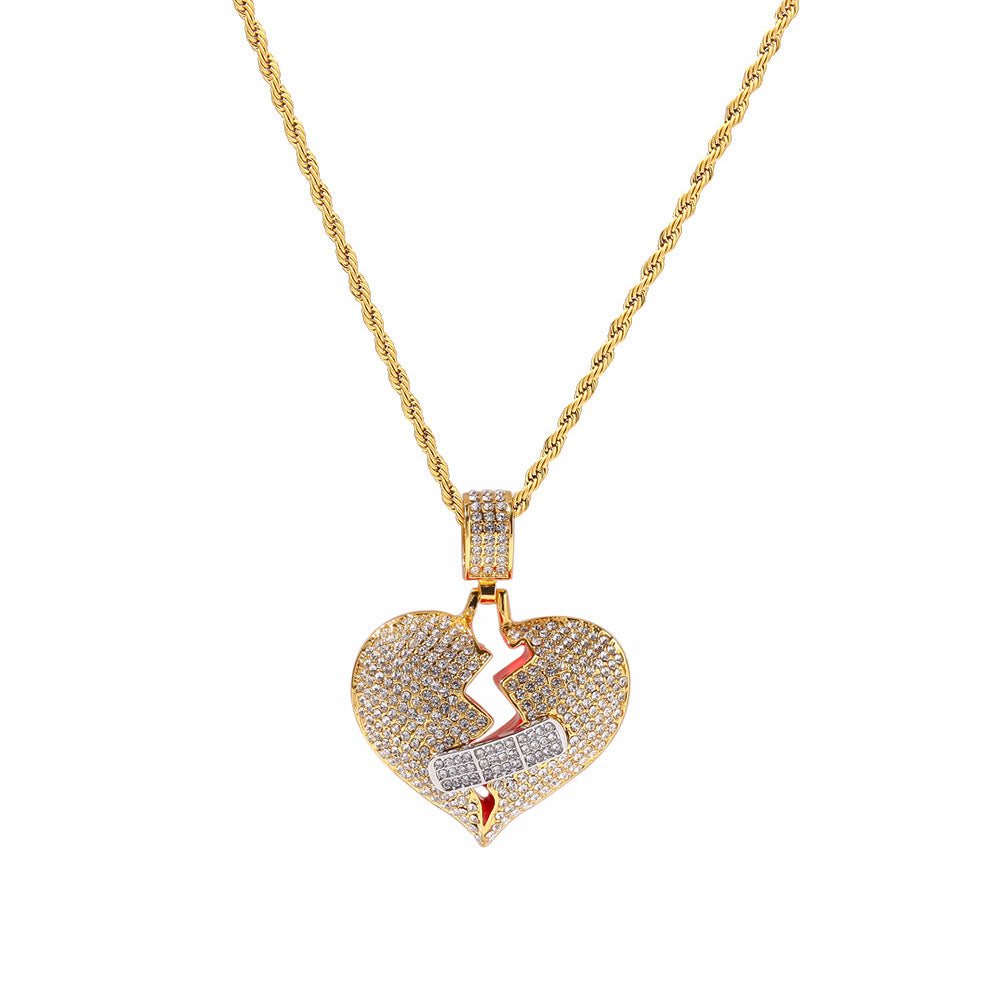 Band-Aid Heartbreak Pendant Necklace